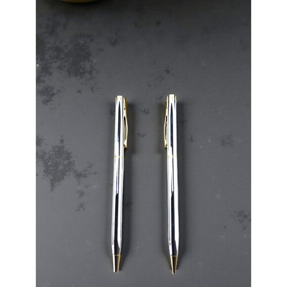 Vintage  1980s  Pierre Cardin pen and mechanical pencil set in its original text - Picture 8 of 8